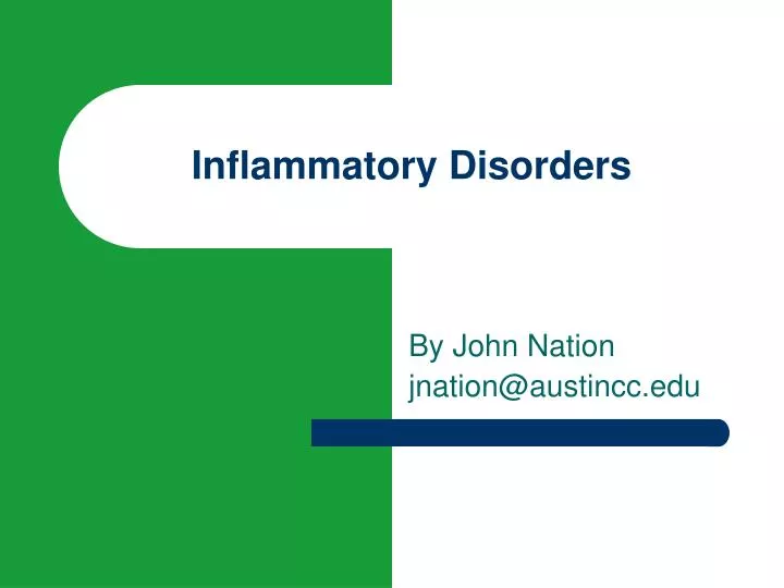 inflammatory disorders