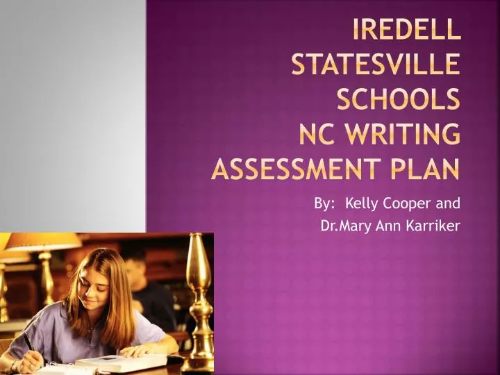 iredell statesville schools nc writing assessment plan