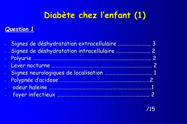 diab te chez l enfant 1