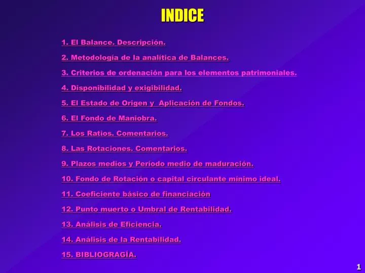 indice