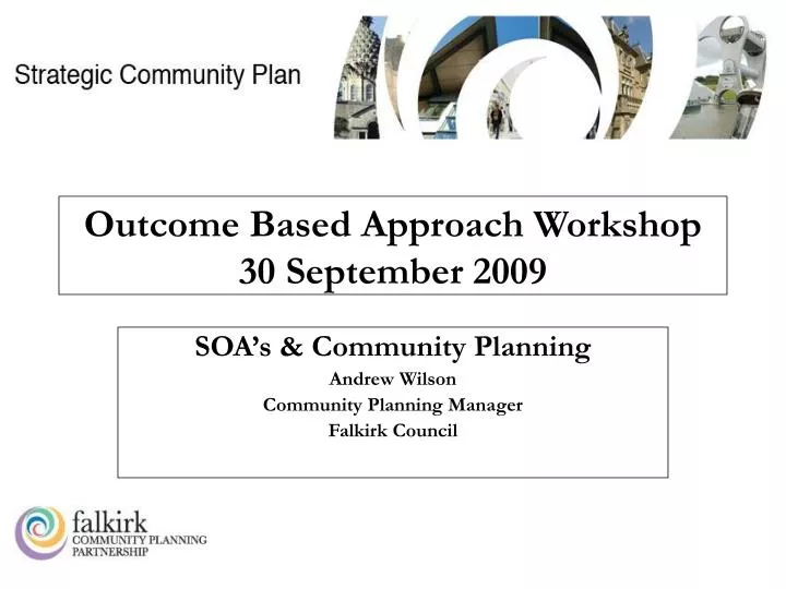 outcome based approach workshop 30 september 2009