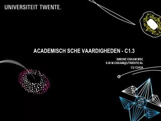 academisch sche vaardigheden c1 3
