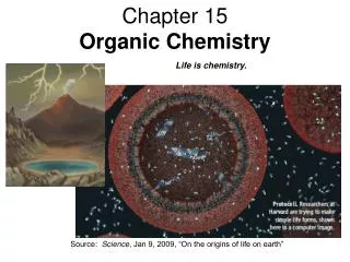 Chapter 15 Organic Chemistry