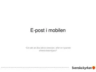 e post i mobilen