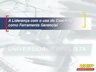 a lideran a com o uso do coaching como ferramenta gerencial