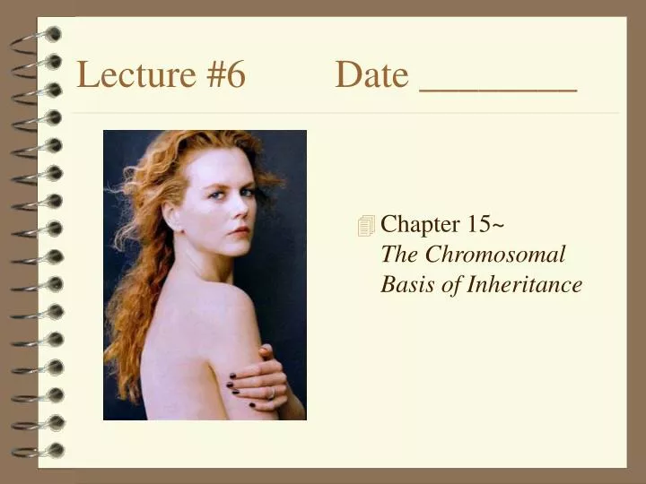 lecture 6 date