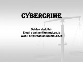 cybercrime dahlan abdullah email dahlan@unimal ac id web http dahlan unimal ac id