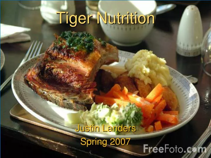 tiger nutrition