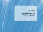 SQL Server Authentication and Authorization Overview - slide 1