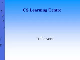 CS Learning Centre