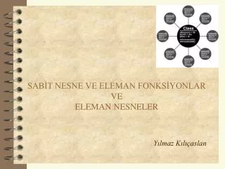 sab t nesne ve eleman fonks yonlar ve eleman nesneler