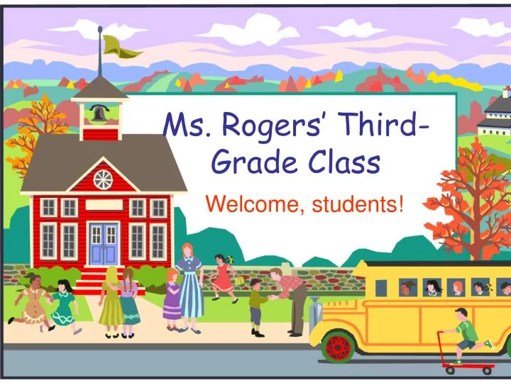 ms rogers third grade class
