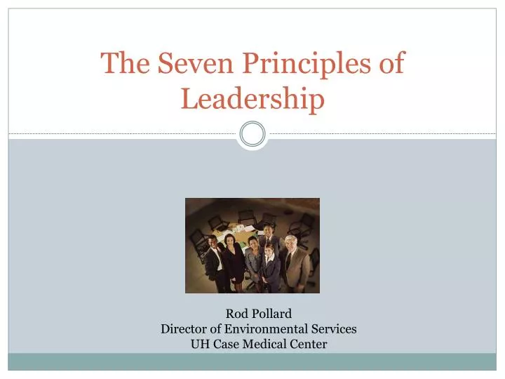 the seven principles of leadership
