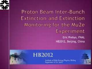 Proton	 Beam Inter -Bunch	Extinction	and Extinction Monitoring for the Mu2e Experiment