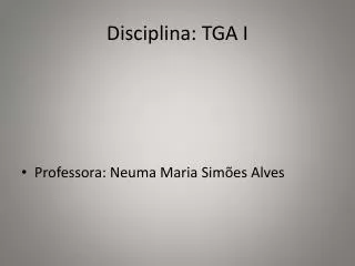 disciplina tga i