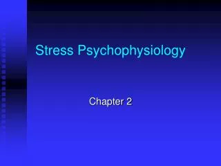stress psychophysiology