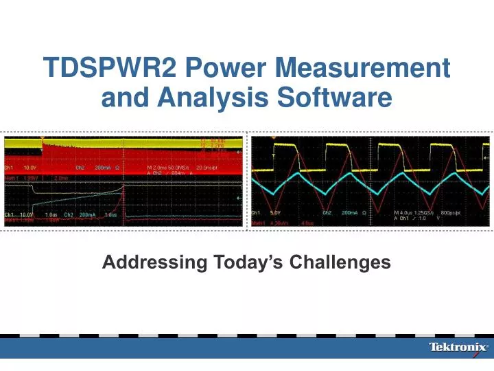 tdspwr2 power measurement and analysis software