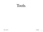Tools . - slide 1