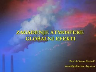 zaga e nj e atmosfere globalni efekti