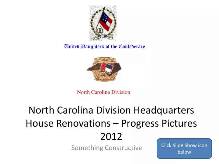 north carolina division headquarters house renovations progress pictures 2012