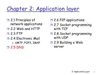 chapter 2 application layer
