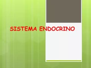 sistema endocrino
