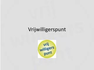 vrijwilligerspunt