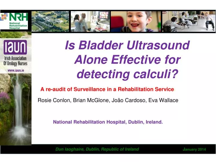 is bladder ultrasound alone effective for detecting calculi