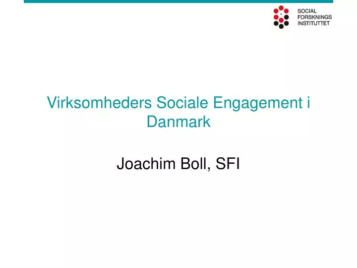 virksomheders sociale engagement i danmark