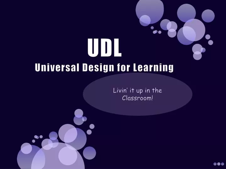 udl universal design for learning