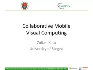 Collaborative Mobile Visual Computing