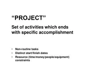 project