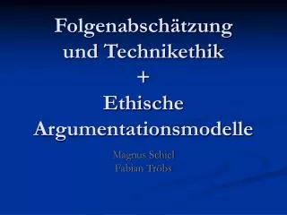 folgenabsch tzung und technikethik ethische argumentationsmodelle