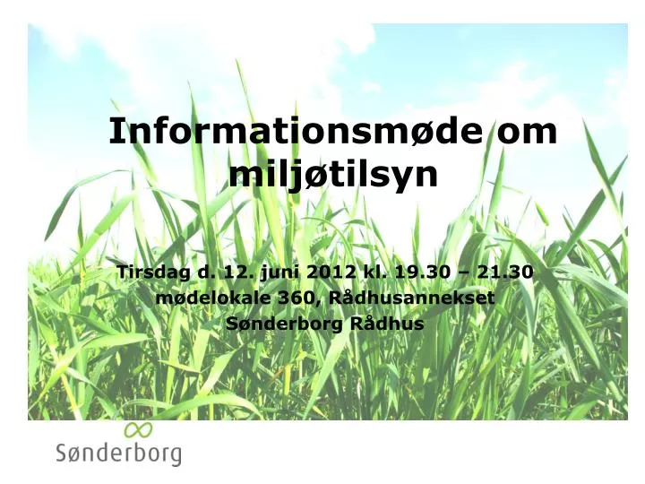 informationsm de om milj tilsyn