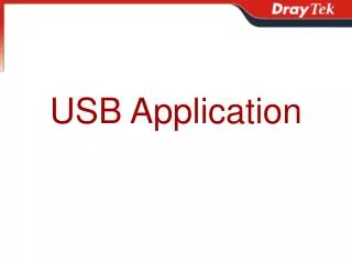 USB Application