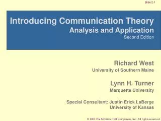 Introducing Communication Theory Analysis and Application Second Edition