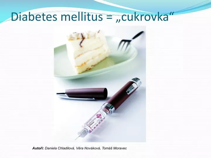 diabetes mellitus cukrovka