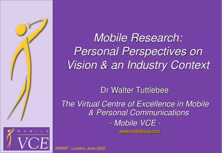 mobile research personal perspectives on vision an industry context