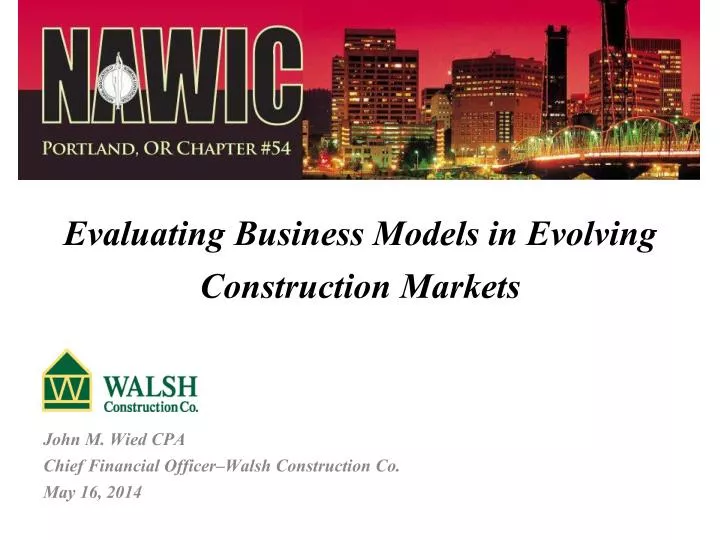evaluating business models in evolving construction markets