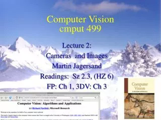 Computer Vision cmput 499