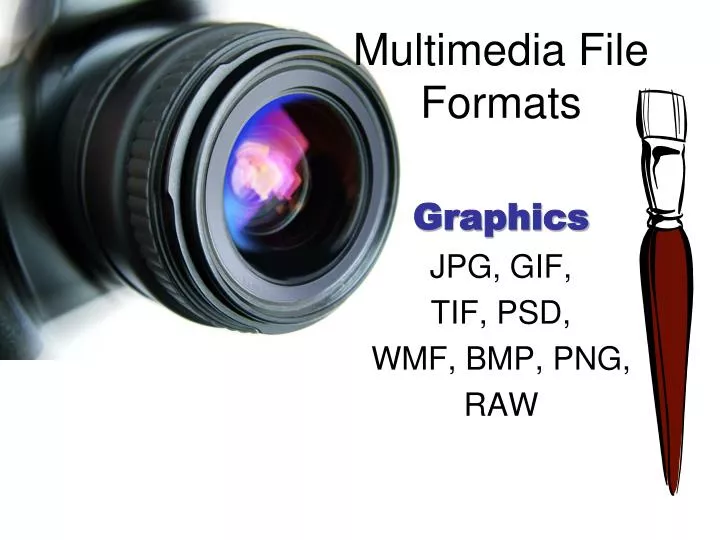 multimedia file formats