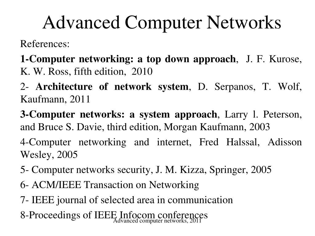 PPT - Advanced Computer Networks PowerPoint Presentation, free download ...