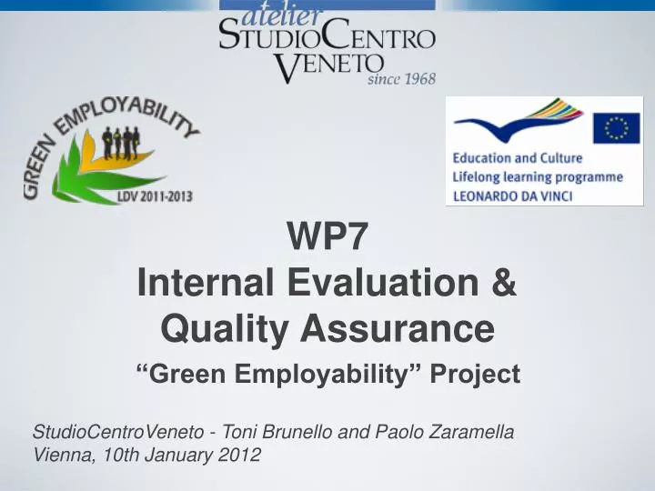 wp7 internal evaluation quality assurance
