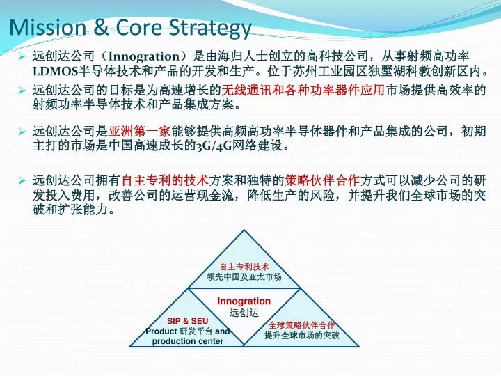 mission core strategy