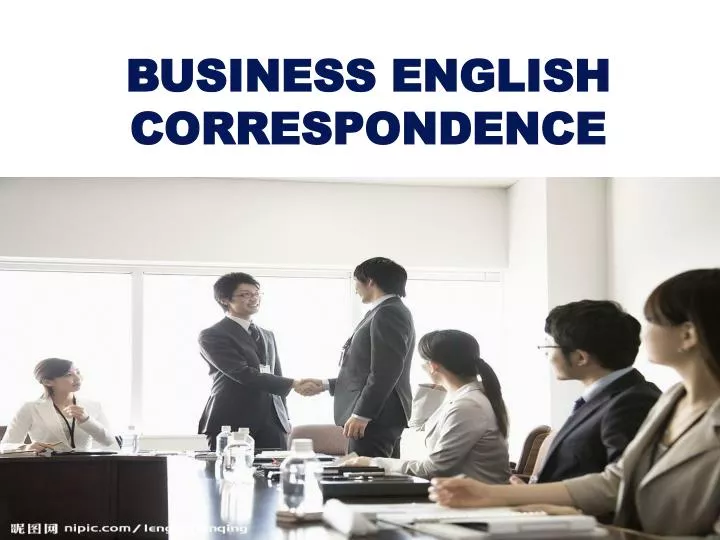 business english correspondence