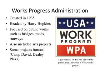 works progress administration
