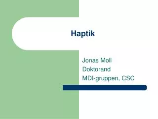 haptik