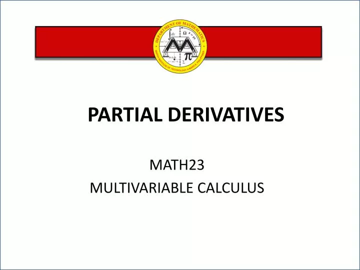 math23 multivariable calculus