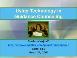 Using Technology in Guidance Counseling