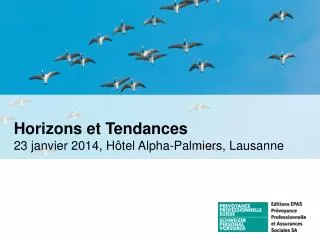 horizons et tendances